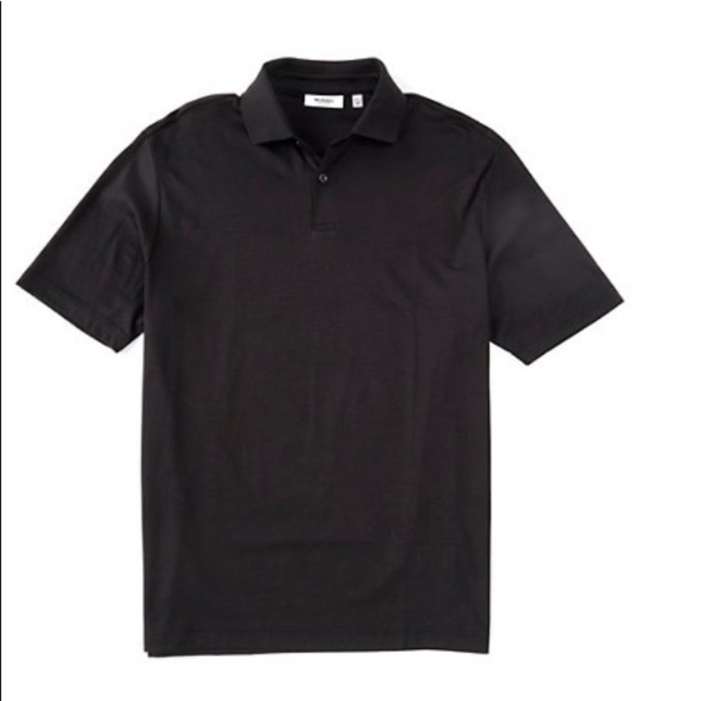 🔥EUC🔥Black Murano Liquid Luxury Collard Polo Tee
